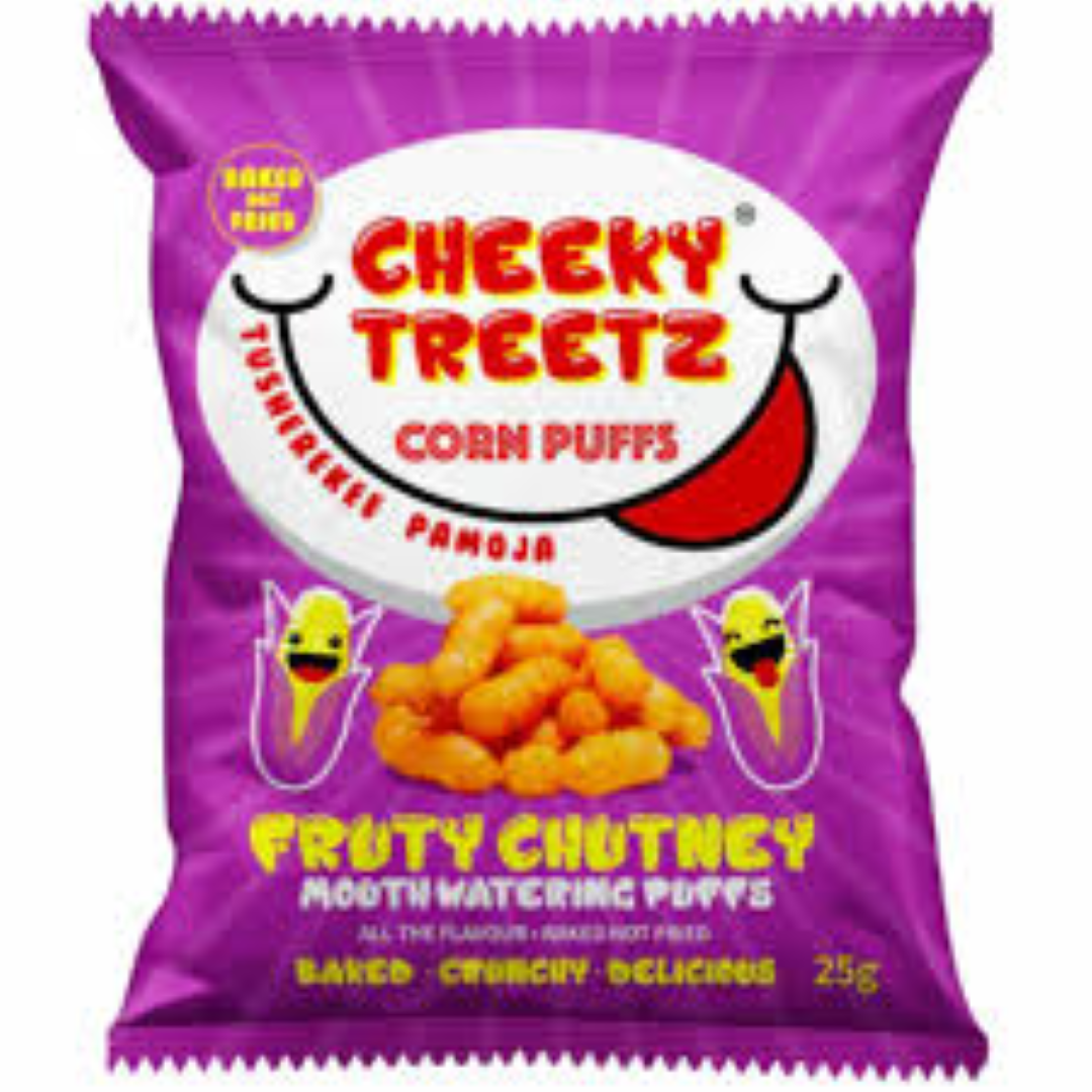 CHEEKY TREETZ FRUIT CHUTNEY PUFF 25G